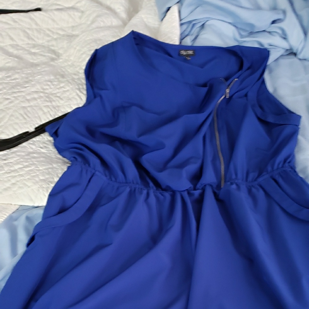 navy blue city chic dress